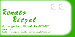 renato ritzel business card